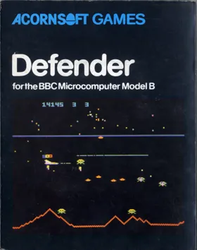 Defender (1982)(Acornsoft) box cover front